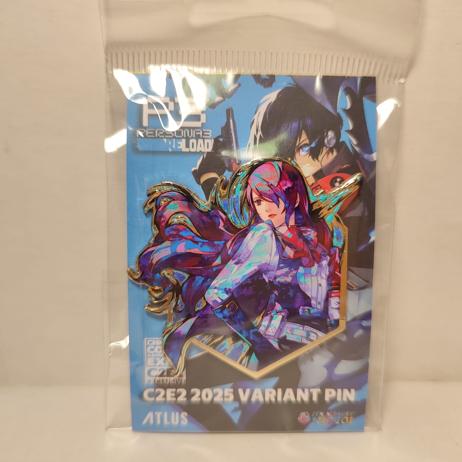 Persona 3 Mitsuru Kirijo Painterly Series Enamel Pin Limited Edition Badge